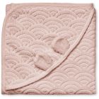 Serviette de bain bébé Vieux Rose