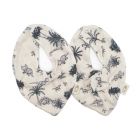 Lot de 2 bavoirs bandana Mael T-rex