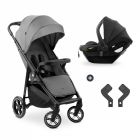 Poussette duo Shop N Care Travel Set Grey