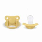 Lot de 2 sucettes anatomique en silicone 6m+ - Pale banana