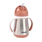 Tasse paille inox 250 ml - Terracotta