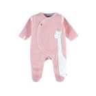 Pyjama bébé en velours dinosaure Stegi - 0 mois - Made in Bébé