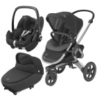 Bebe Confort Pack Poussette Trio Nova 3 Roues Jade Pebble Pro Essential Black Made In Bebe