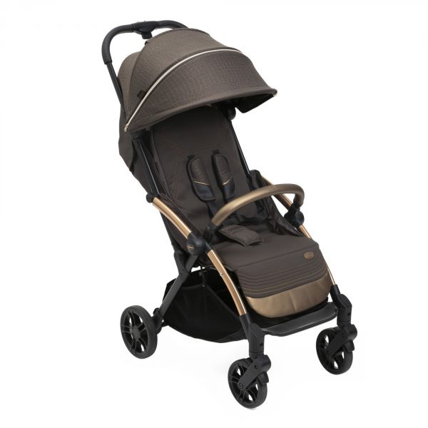 Poussette duo Goody Xplus - Bronze lizard re_lux + Siège auto First Seat Recline i-Size Black satin