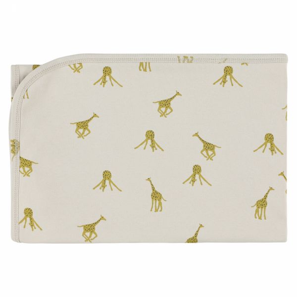 Couverture en coton Groovy Giraffe - 75 x 100 cm