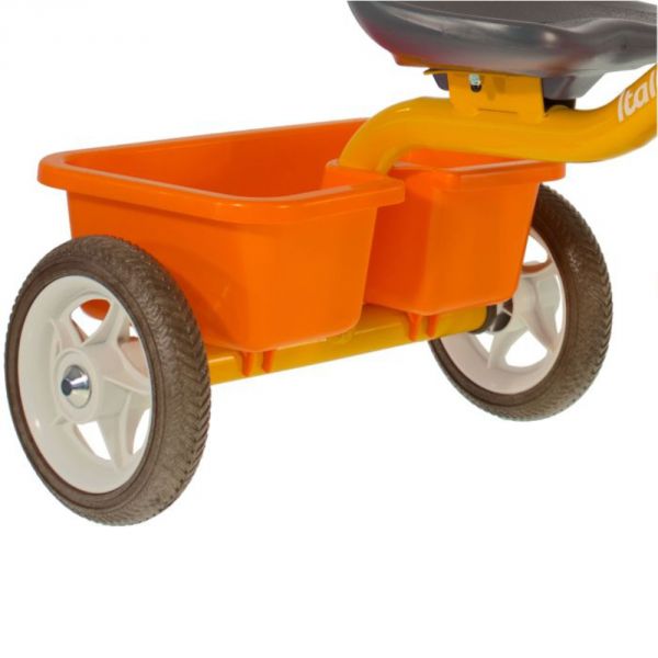 Tricycle orange 10 transporter 2/5 ans