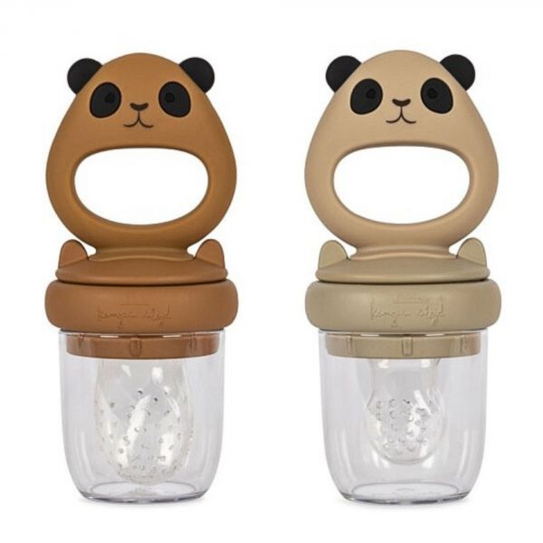 Lot de 2 tétines grignoteuse panda