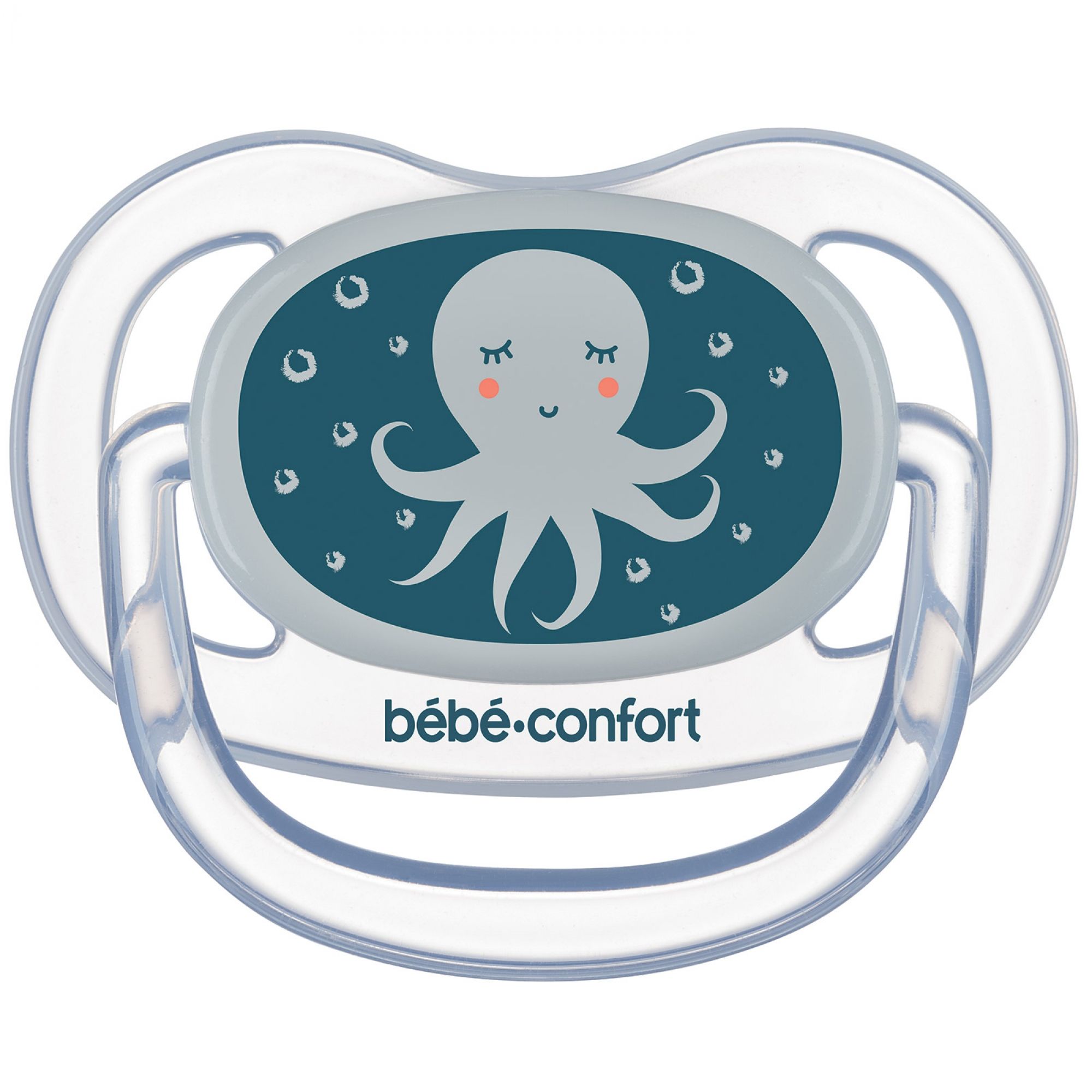 Bebe Confort Lot De 2 Sucettes Physiologiques Phosphorescentes Air Confort 0 6 Mois Octopus Bleu Made In Bebe