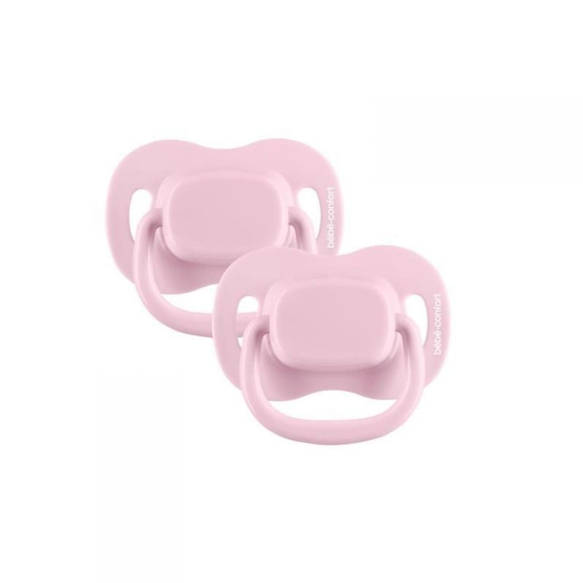 Bebe Confort Lot De 2 Sucettes Reversibles En Silicone 6 36 Mois Simple Branding Rose Made In Bebe