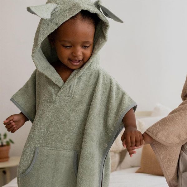 Poncho de bain bébé Kangourou sage