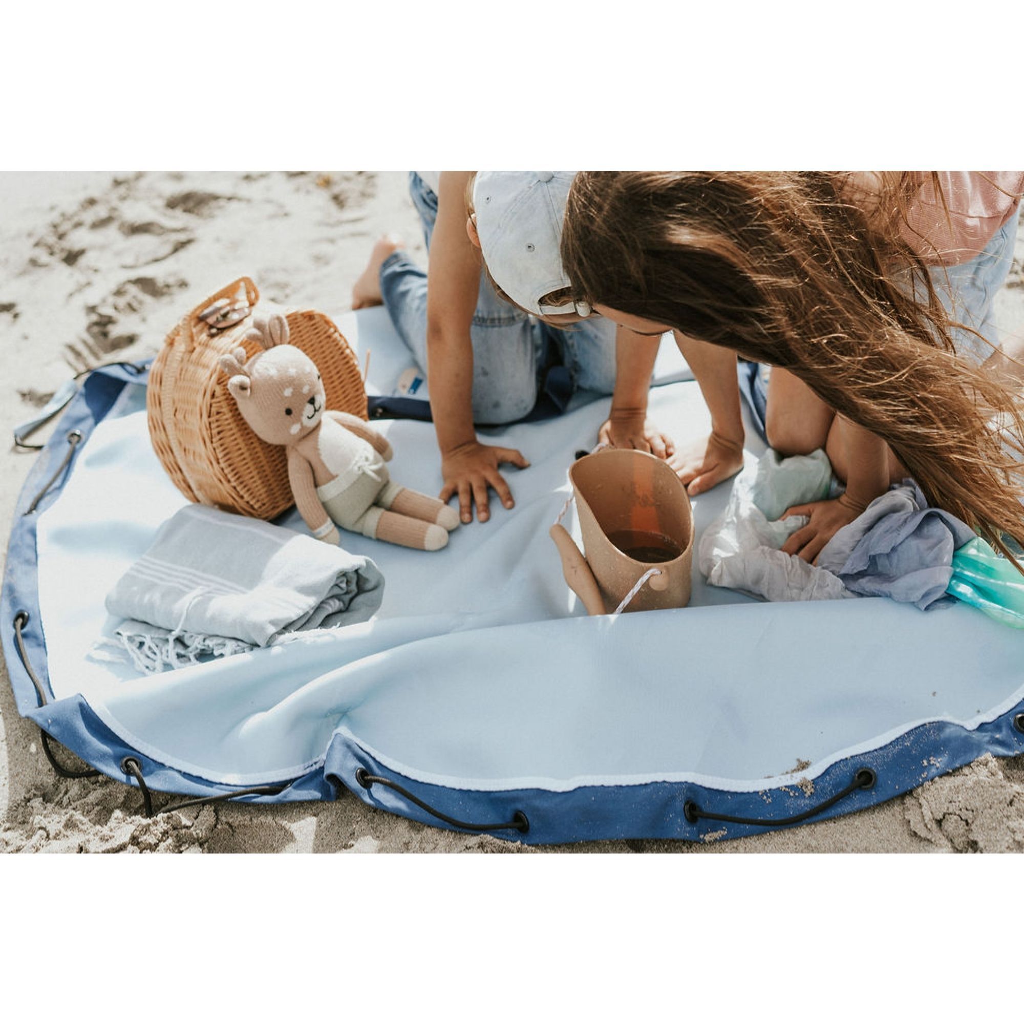 Sac à jouets de plage et tapis de jeux 2en1 Outdoor boats