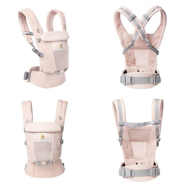 Porte-bébé Adapt Mesh Softflex - Rose quartz