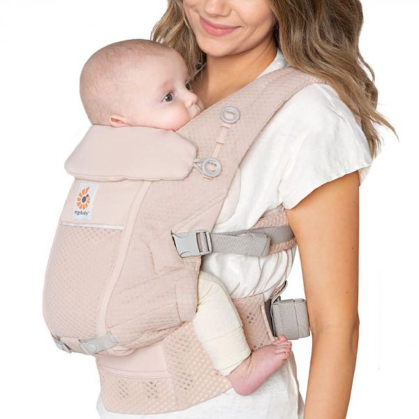 Porte-bébé Adapt Mesh Softflex - Rose quartz