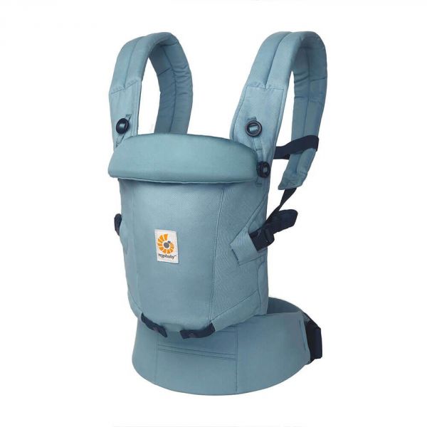 Porte-Bébé Adapt Soft Touch Coton - Bleu ardoise