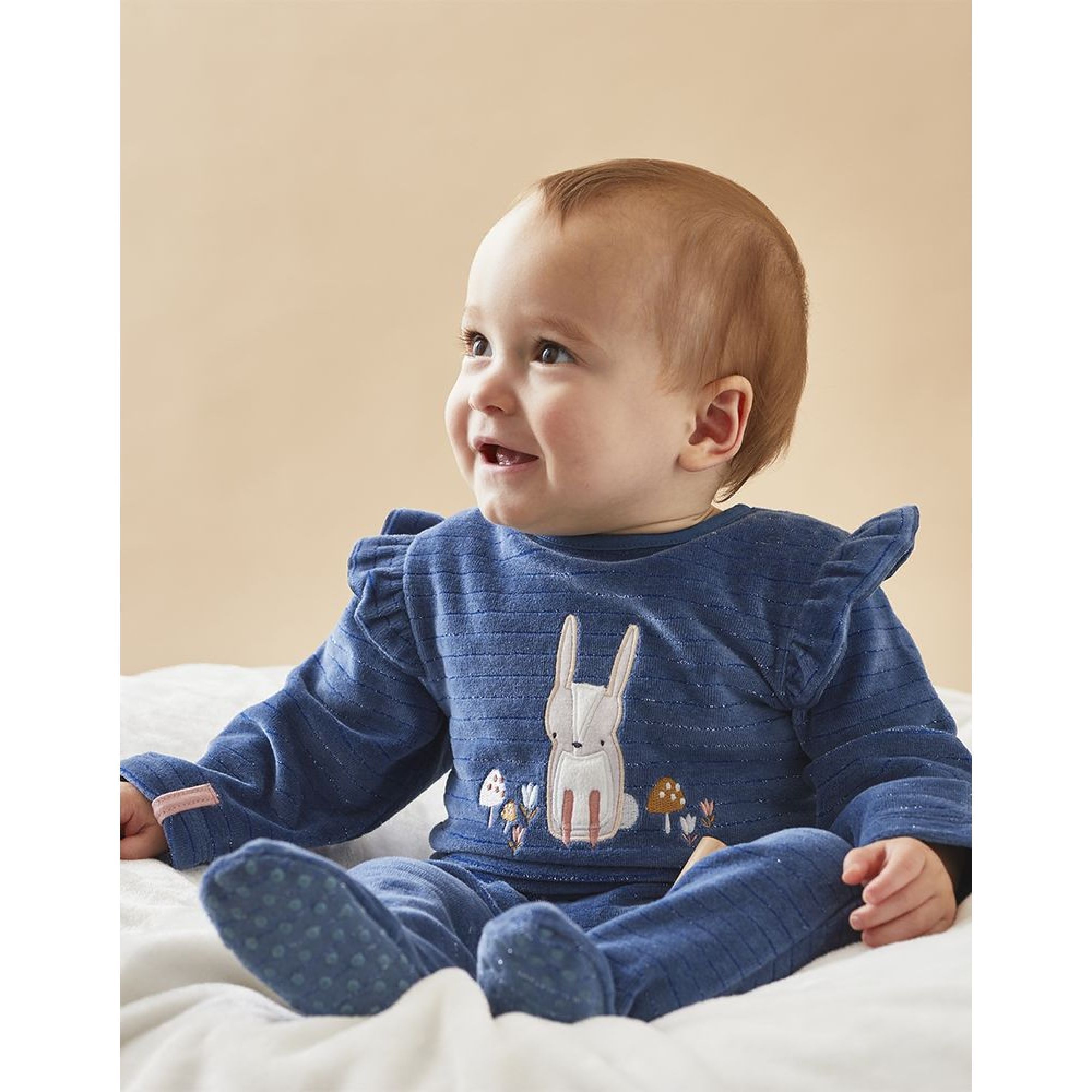 Pyjama bébé naissance dors bien 1 mois personnalisé avec prénom