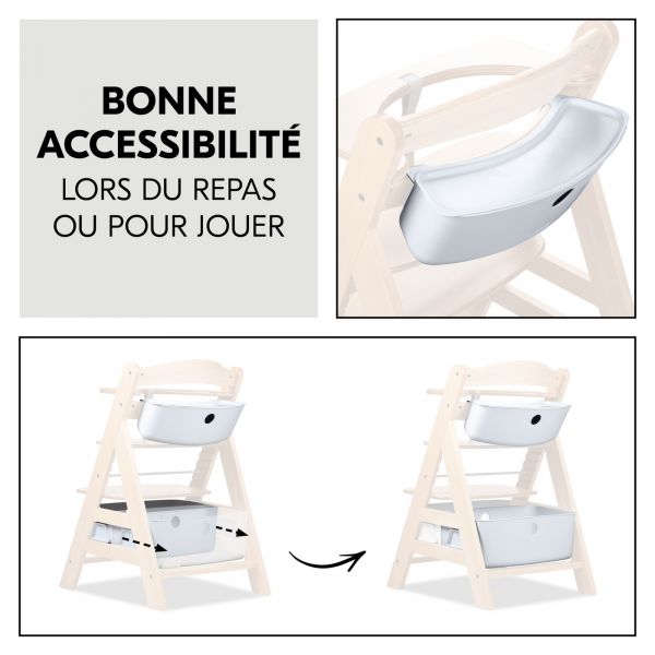 Boîtes de rangement pour chaise haute Alpha+