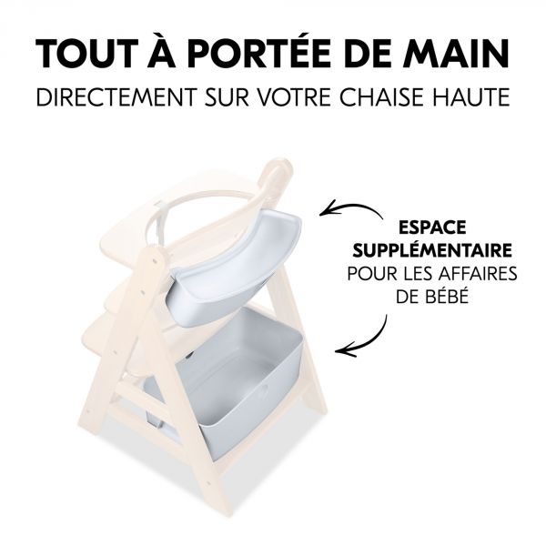 Boîtes de rangement pour chaise haute Alpha+