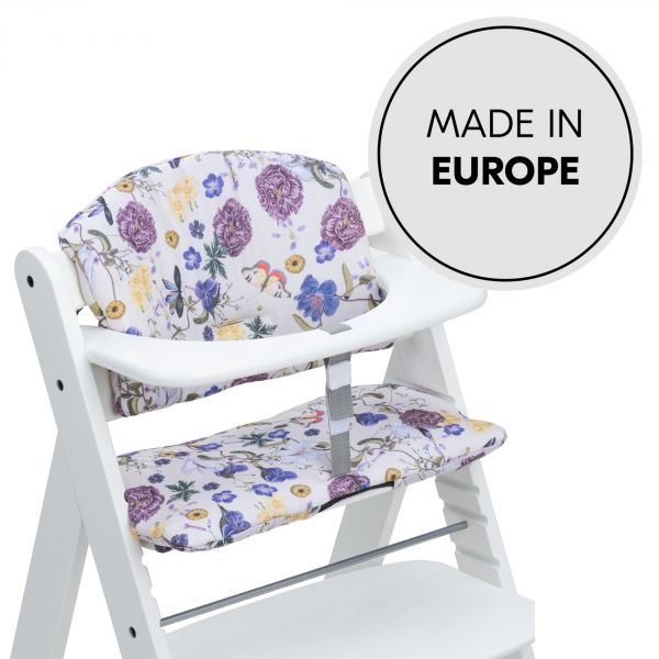 Coussin de chaise haute Alpha+ beige floral