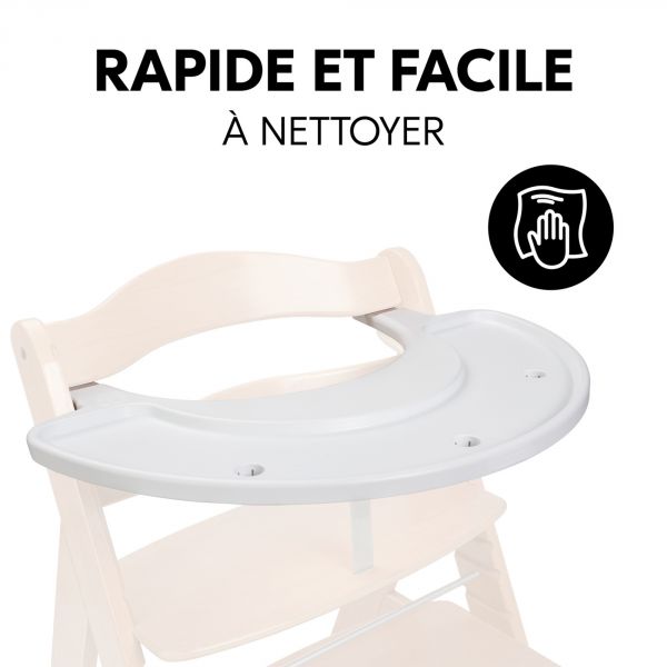 Plateau + Jeu pour plateau de chaise haute Alpha table d'activité musicale Zebra