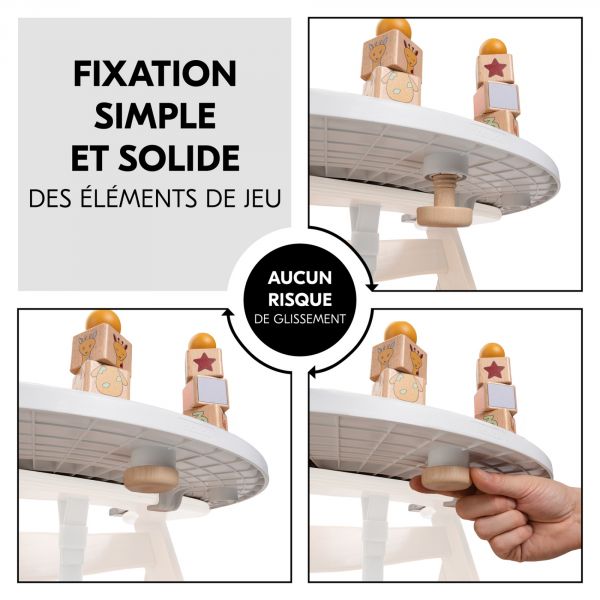 Plateau + Jeu pour plateau de chaise haute Alpha jeu de tri Giraffe