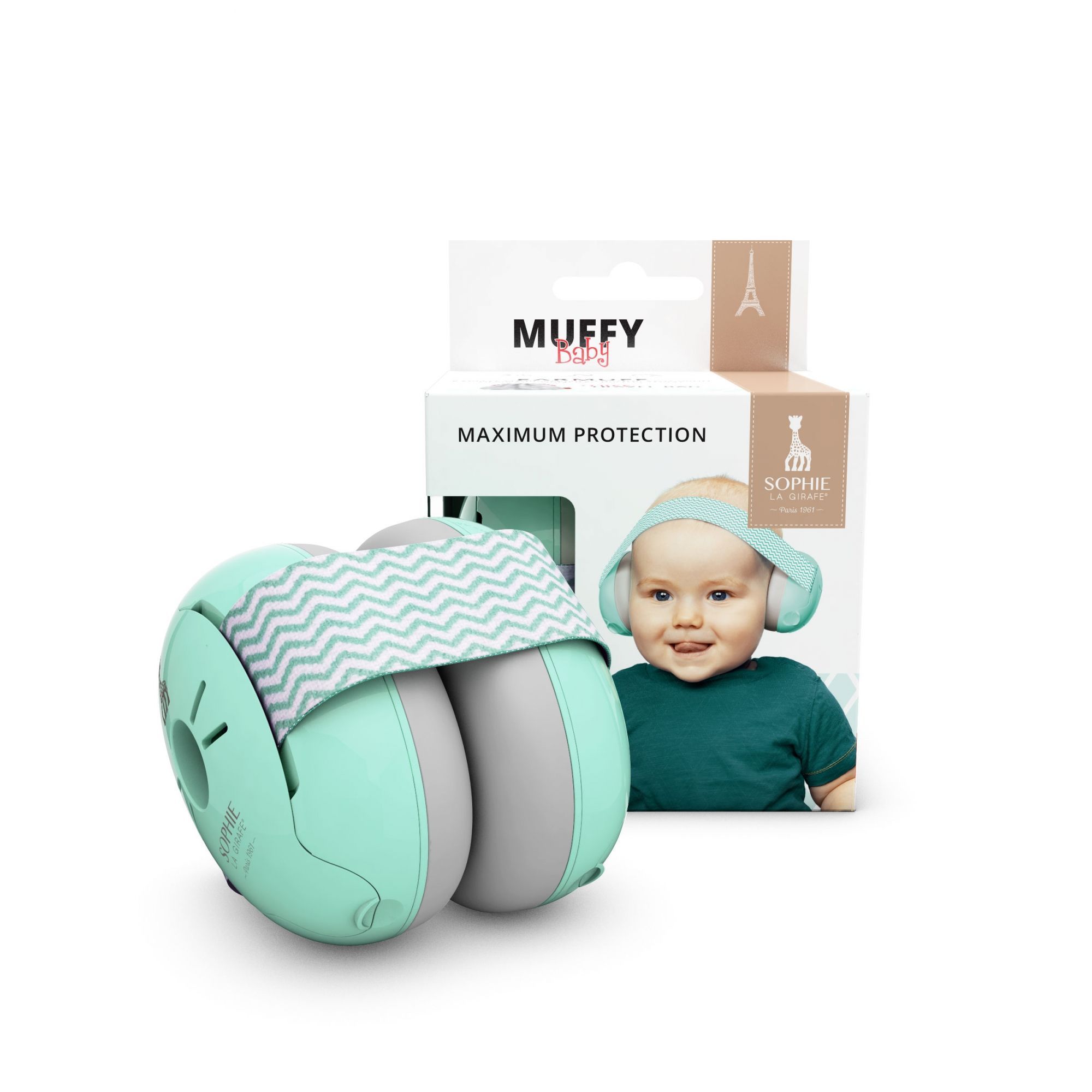 Alpine Baby Muffy Casque Anti Bruit Bébé : Protection Auditive Pour Bébés  et Tout-Petits Jusqu'à 36 Mois - Certifié CE - Améliore le Sommeil Pendant  les Déplacements - Réglable et Confortable 