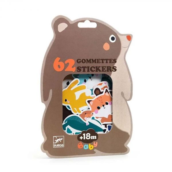 Gommettes stickers Animaux de la forêt