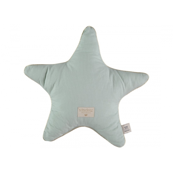 Nobodinoz Coussin Etoile Aristote Aqua Made In Bebe