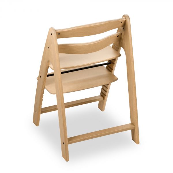 Chaise haute bébé Arketa bois naturel Oak