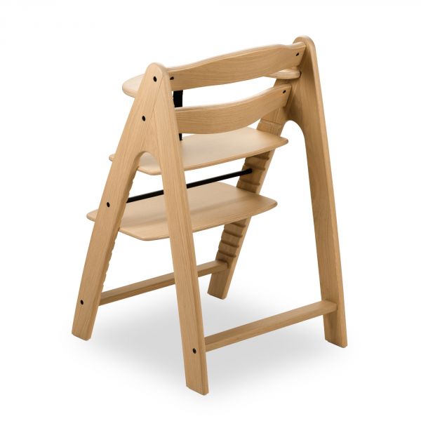 Chaise haute bébé Arketa bois naturel Oak