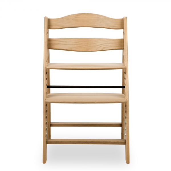 Chaise haute bébé Arketa bois naturel Oak