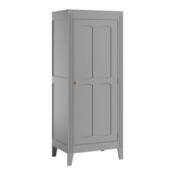 Armoire 1 porte gris clair - Collection Milenne by Vox