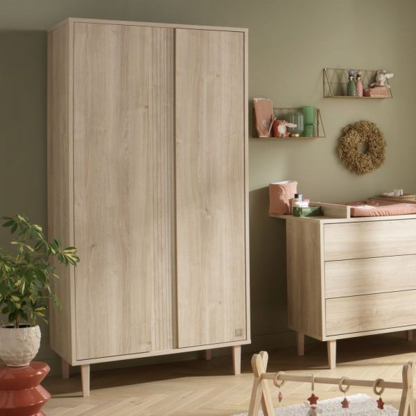 Armoire 2 portes Paloma bois