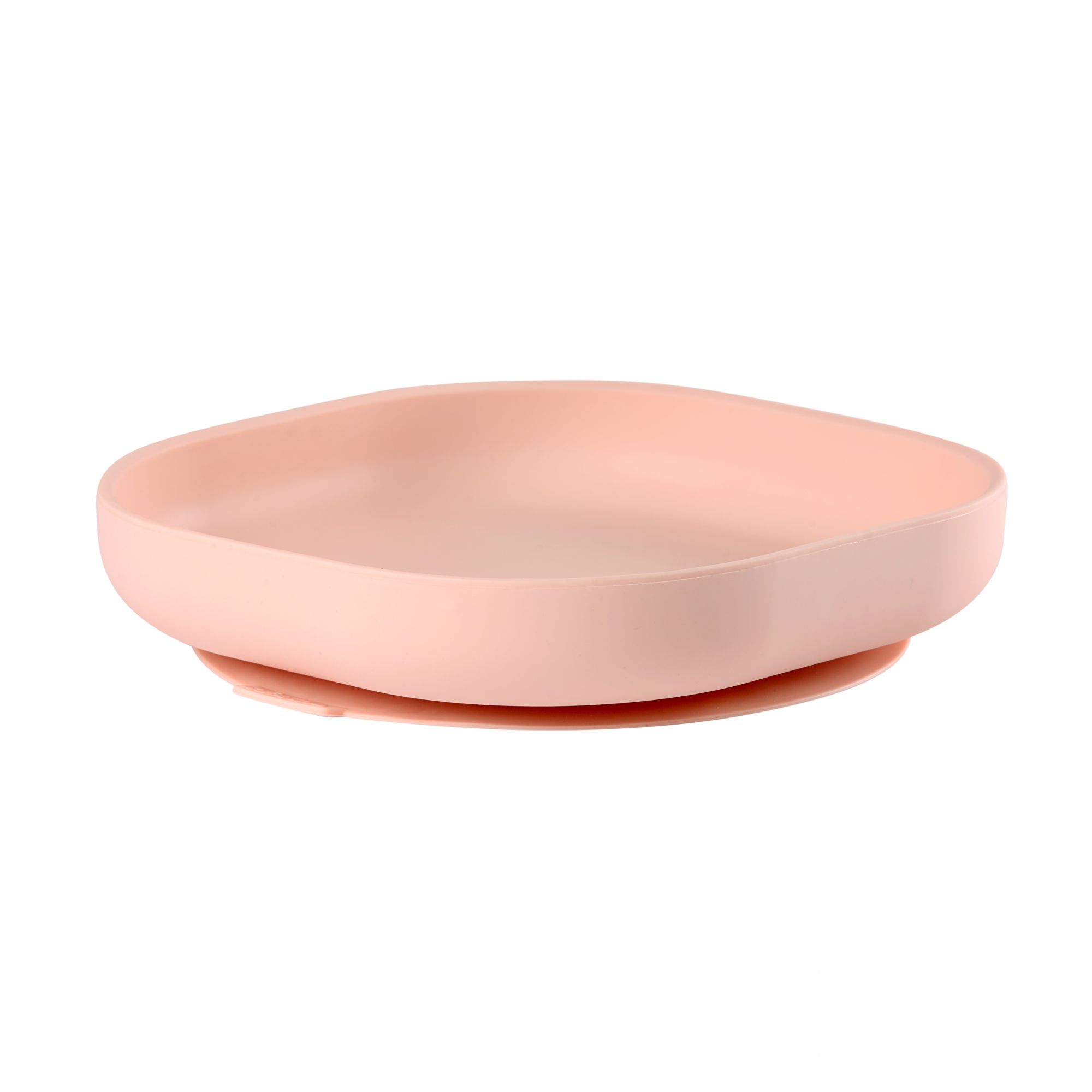 Assiette Silicone A Ventouse Light Pink Made In Bebe