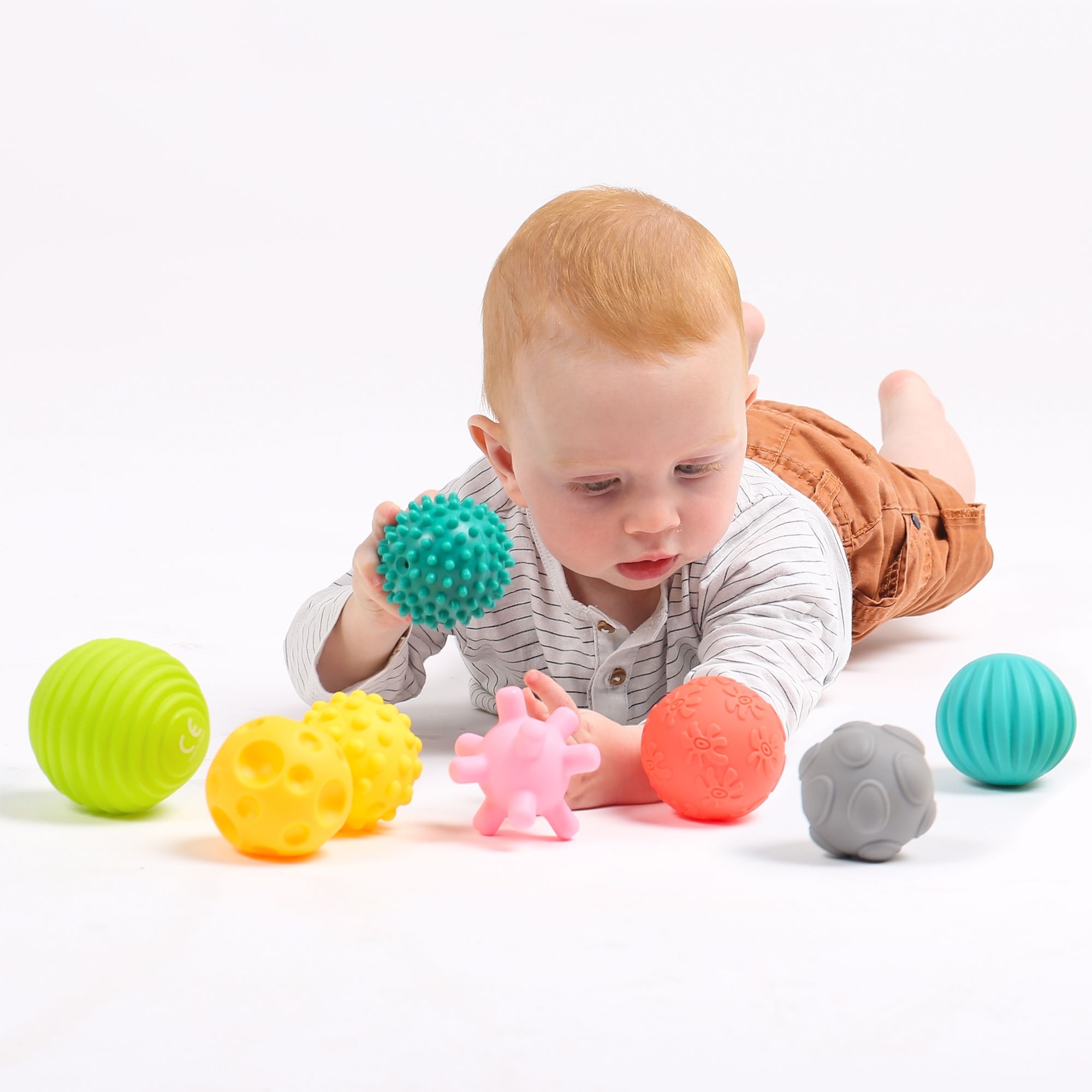 Lot de 5 balles sensorielles - jouet d'éveil Bébé