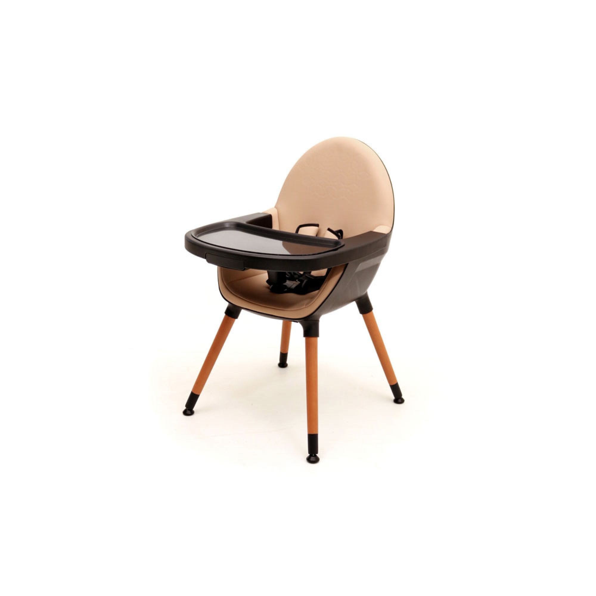 Chaise haute bébé évolutive Confort - Noir/Bordeaux