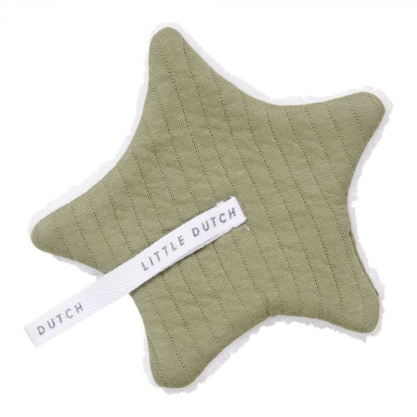 Doudou attache-sucette - Pure Olive