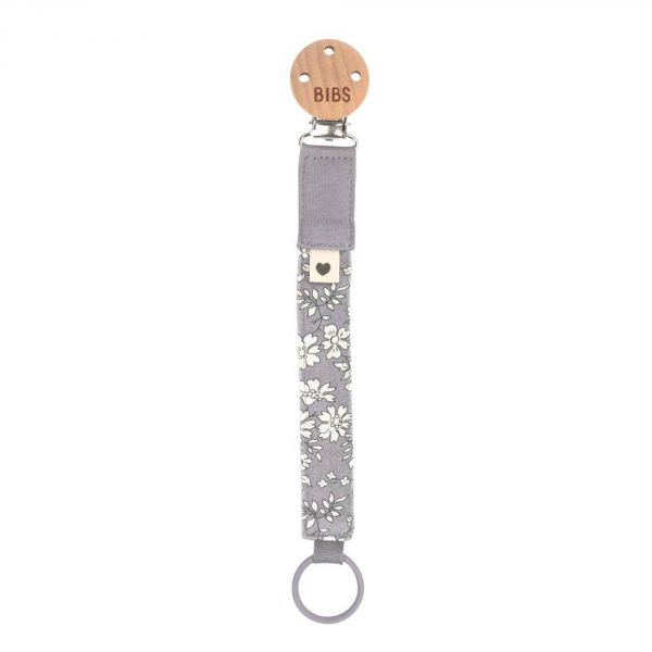 Attache sucette Liberty Capel Fossil Grey