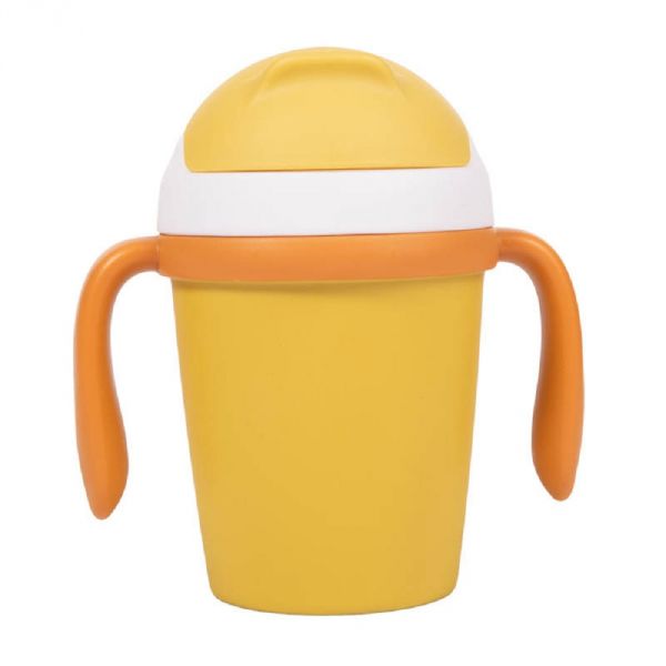 Tasse d'apprentissage en plastique biodégradable ocre