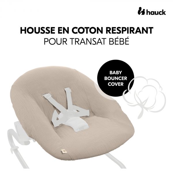 Housse pour transat bébé beige