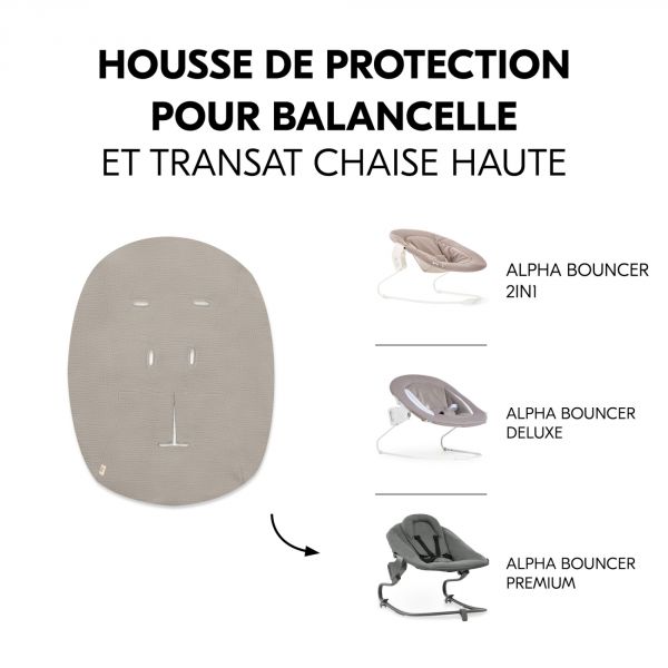 Housse pour transat bébé beige