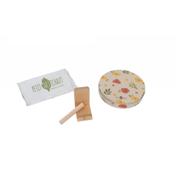 Cadre empreinte  Baby box ronde Little Prairie