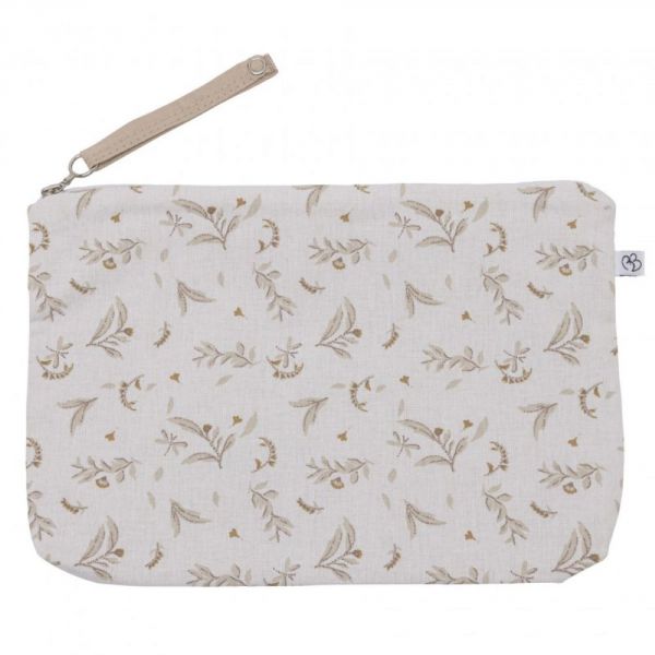 Trousse Baby coton Blanc et biscuit