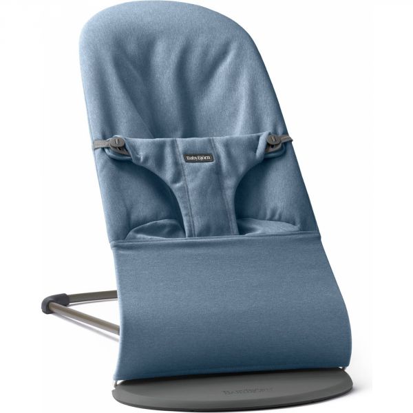 Transat bébé Bliss mélange tissé chiné Bleu