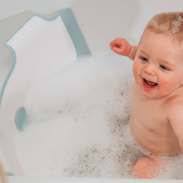 Réducteur de baignoire Blanc et jaune