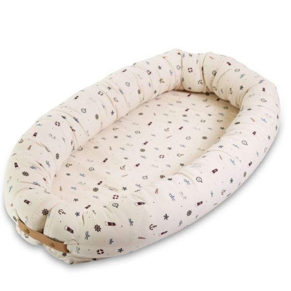 Réducteur de lit Babynest coton biologique - Little sailor