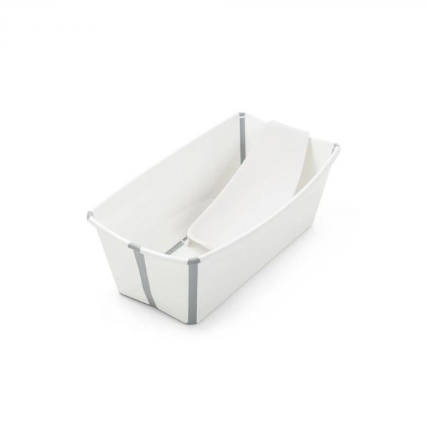 Baignoire Flexi Bath + transat de bain - Blanc (transat offert)