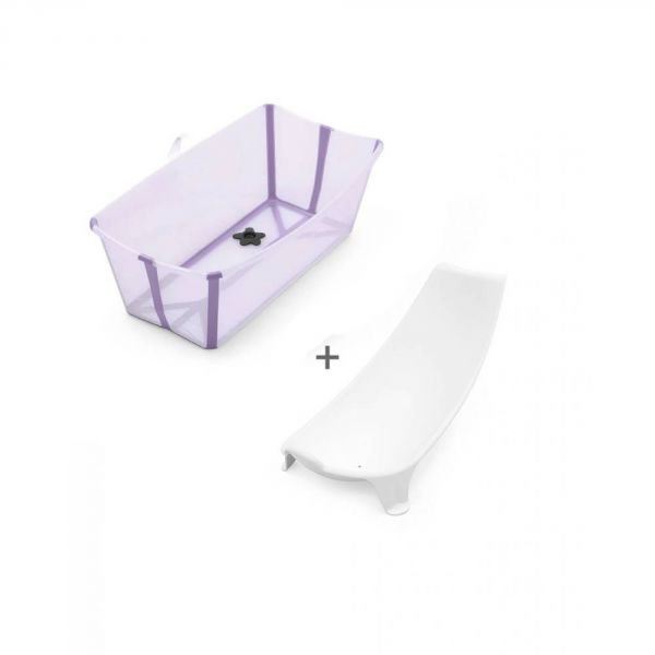 Baignoire Flexi Bath + transat de bain - Lavender (transat offert)