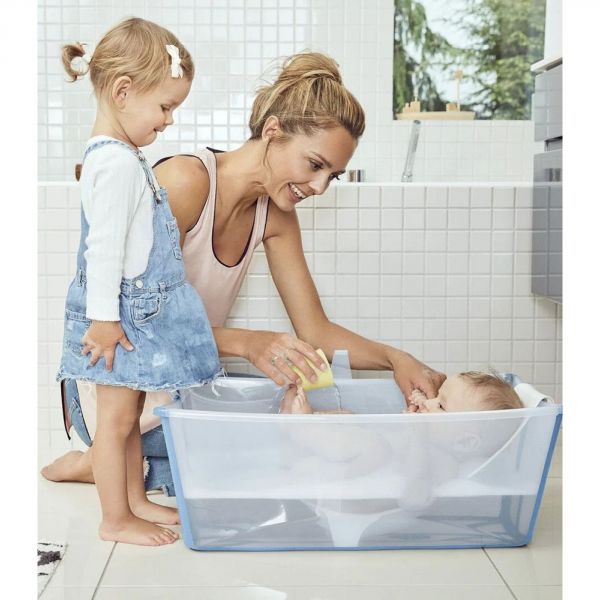 Baignoire Flexi Bath + transat de bain - Ocean blue (transat offert)