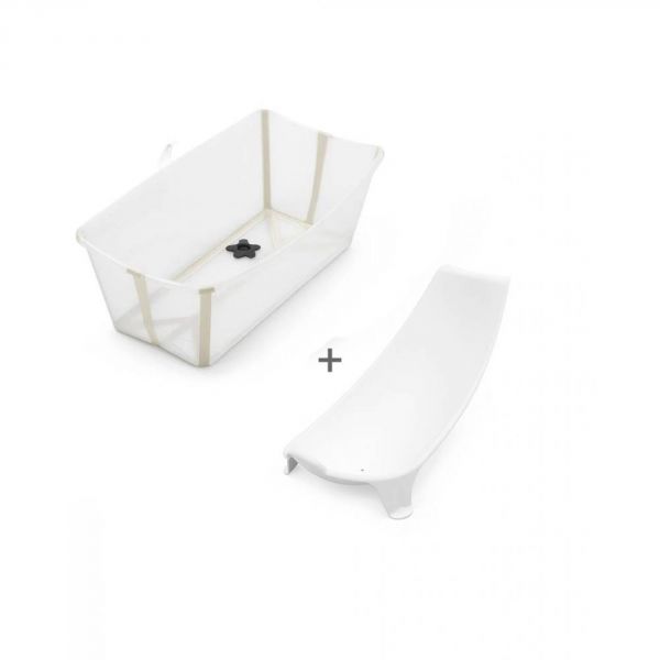 Baignoire Flexi Bath + transat de bain - Sandy beige (transat offert)