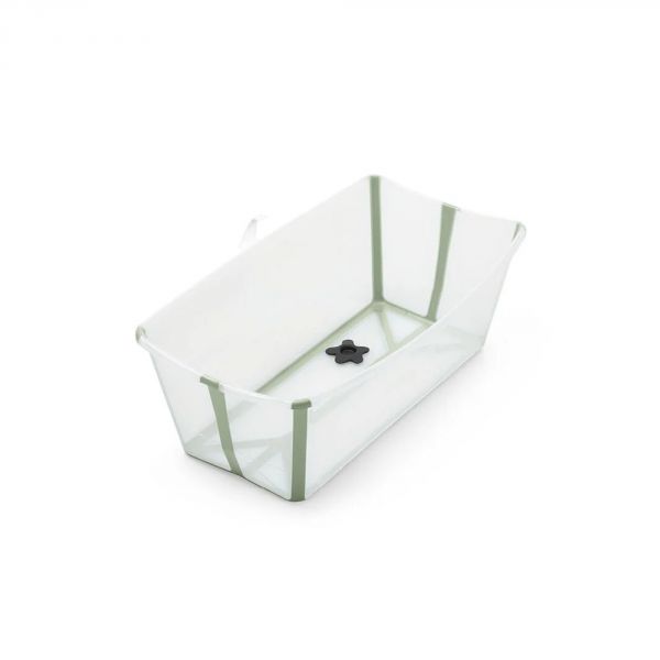 Baignoire Flexi Bath + transat de bain - Vert (transat offert)